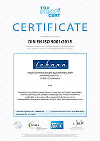 DIN EN ISO 9001:2015